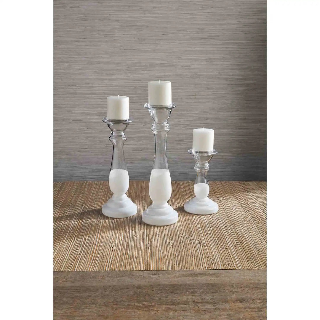 Glass Candlesticks